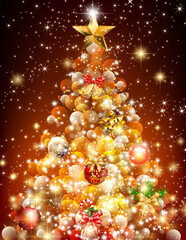 Sticker - Christmas　background