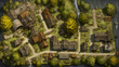 DnD Map Vaste aperçu d'un village orc.