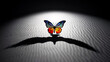 © IBEX.Media - Follow your dreams, Aspirations and ambitions concept  with butterfly casting an eagle shadow