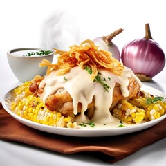 Wall Mural - Chicken Meat w Corn