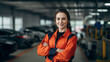 © wittayayut - Portrait of auto mechanic in uniform for insurance. Technician auto mechanic crossed arms in auto repair shop.