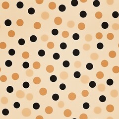 Sticker - Polka Dot Pattern Cardboard Texture - Seamless and Tilable