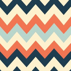 Canvas Print - Tote perfection: Chevron Pattern - seamless and tilable.