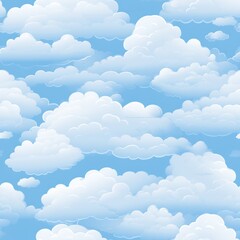 Sticker - Create Seamless Digital Backgrounds with Cloud Textures