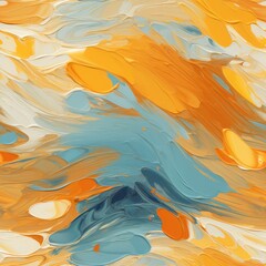 Sticker - Seamless Tilable Pattern: Oil Paint Texture for Virtual Artwork