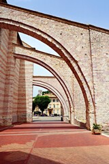 Wall Mural - glimpse of the famous village of Assisi in Perugia, Umbria, Italy