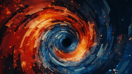 Abstract art entrance PPT background poster wallpaper web page