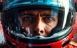 © piai - close up of a racer driver with helmet