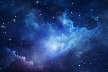 a starry sky and nebulae