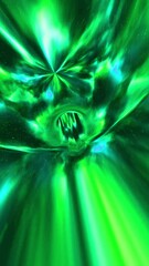 Poster - portrait vertical video, suitable for short or tik, animation abstract background motion graphic tunner circular loop blue environment	