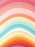 Fototapeta Tęcza - Rainbow PPT background poster wallpaper web page