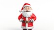 © Nadia - a santa clause figurine is standing with his hands on his hips.  generative ai