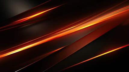 Poster -  a black and red abstract background with a red and yellow stripe.  generative ai
