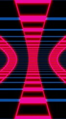 Poster - abstract background with red and blue flashing lines