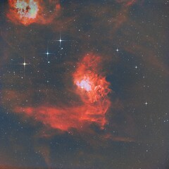 Wall Mural - flaming star nebula ic405