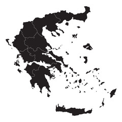 
Greece map with main regions. Map of Greece 
