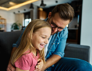 Wall Mural - child family mother portrait father woman happy daughter son man girl female love together boy fun parent teen teenager