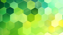 Green Block Mosaic PPT Background Poster Wallpaper Web Page