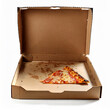 Last slice of pizza in a greasy box