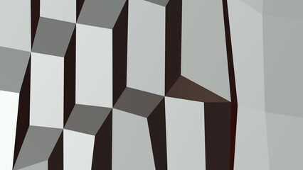 Poster - Abstract gray geometric surface background animation