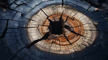 Wall Mural - old wooden texture with cracks