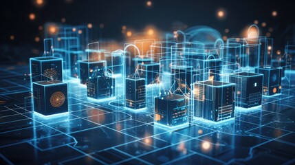 Fototapete - Examine the role of microservices in modern software development and architecture