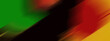 Black History Month color background with copy space. Abstract black, red, yellow, green color banner.