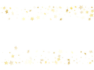 Wall Mural - Magic gold sparkle texture vector star background.