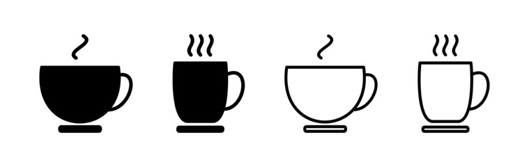 Wall Mural - Cup coffee icon vector. coffee cup icon. mug