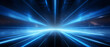 © Milan - blue abstract light technology background