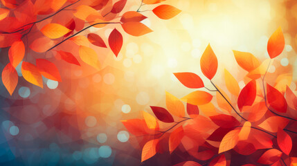 Wall Mural - Autumn Abstract Background	