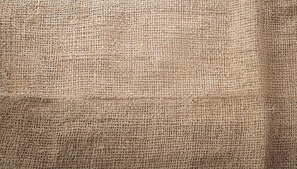 Wall Mural - jute hessian sackcloth canvas woven texture pattern background in light beige cream brown color blank empty