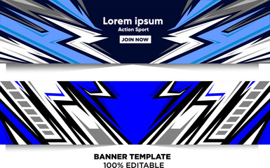 Wall Mural - Automotive racing banner design