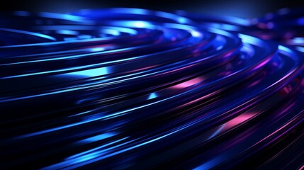 An abstract picture of flowing light. AI generated