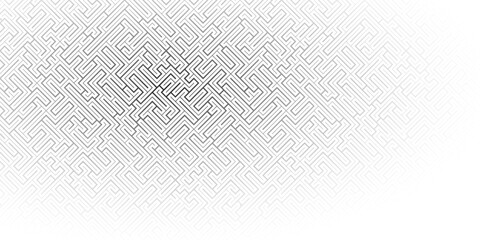 Fototapete - Abstract vector geometric background with halftone effect for your design.