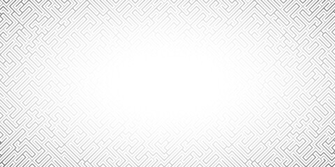 Fototapete - Abstract vector geometric background with halftone effect for your design.