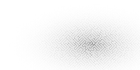 Fototapete - Abstract vector geometric background with halftone effect for your design.