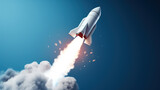 Fototapeta Sport - rocket launch 