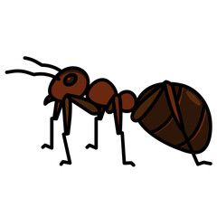 Sticker - ant line icon