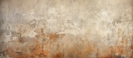 Canvas Print - Aged weathered wall with cracks spots stains Damaged antique backdrop