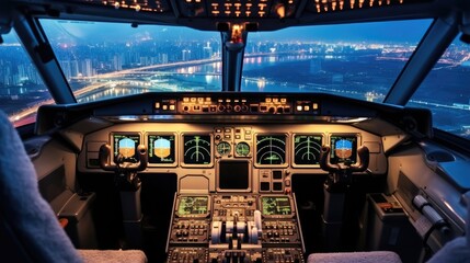 Poster - Aircraft Cockpit.