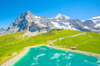© Arcady - Swiss Alps and beautiful Fallboden lake near Kleine Scheidegg village, Jungfrau region, Switzerland