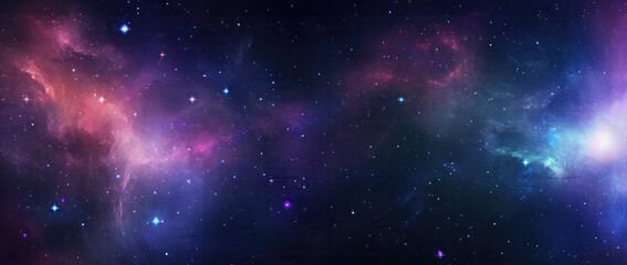 Wall Mural - stars and galaxy outer space sky night universe background