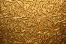 Embossed Gold Sheet Background