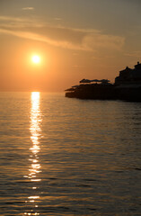 Poster - Sonnenuntergang bei Umag in Istrien