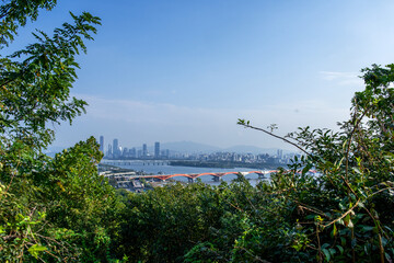 Wall Mural - The beautiful landscape, early summer mountain landscape.