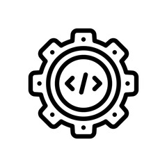 coding line icon