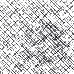 Wall Mural - A random grid made up of short lines