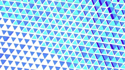 Poster - Background of dynamic triangles. Footage for video editing or intro. Rendering animation.
