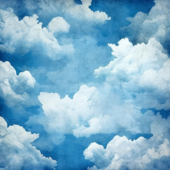Wall Mural - clouds in the sky pattern design background